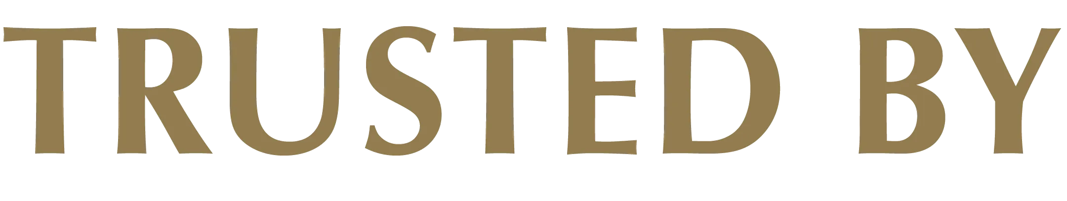 TRUSTED BY